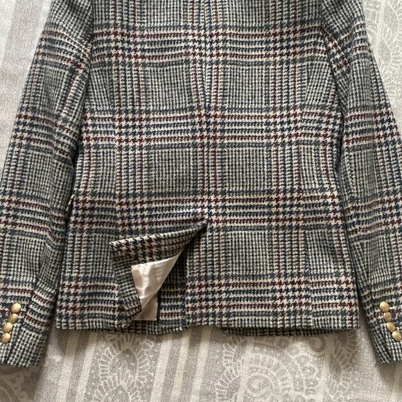 J.Crew Wool Schoolboy Blazer in Houndstooth Plaid - Picture 11 of 16